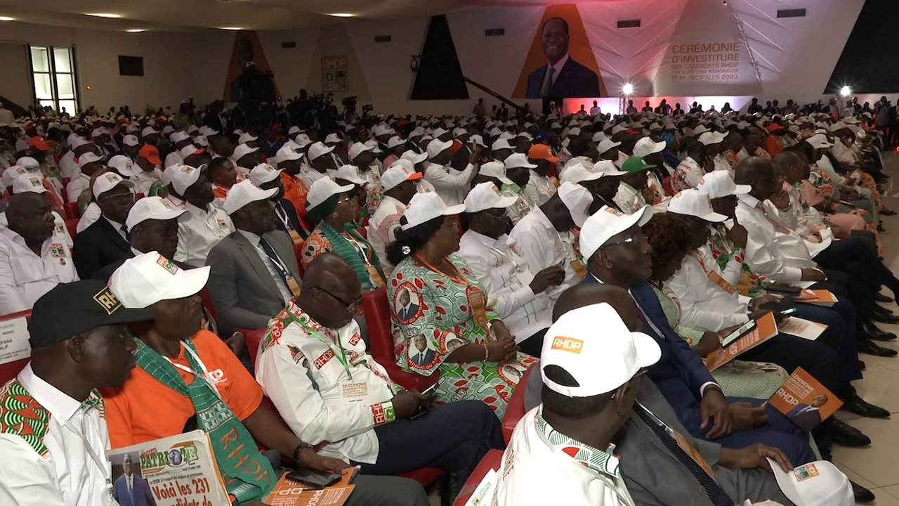 Le RHDP investit ses 231 candidats aux élections municipales et régionales 2023
