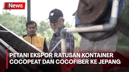 Petani Milenial Asal Jawa Barat Ekspor Ratusan Kontainer Cocopeat dan Cocofiber ke Jepang