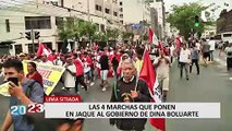 Lima sitiada: las marchas que ponen en jaque al gobierno de Dina Boluarte