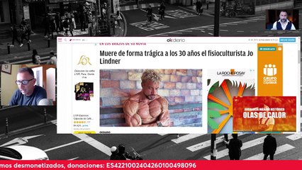 FALLECE EL FAMOSO FISIOCULTURISTA JO LINDNER A LOS 30 AÑOS DE EDAD POR UN ANEURISMA