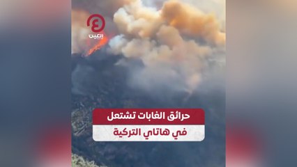 حرائق الغابات تشتعل في هاتاي التركية