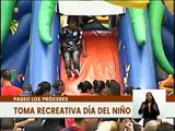 Caracas | Niños celebran su día con actividades recreativas, colchones inflables y karting