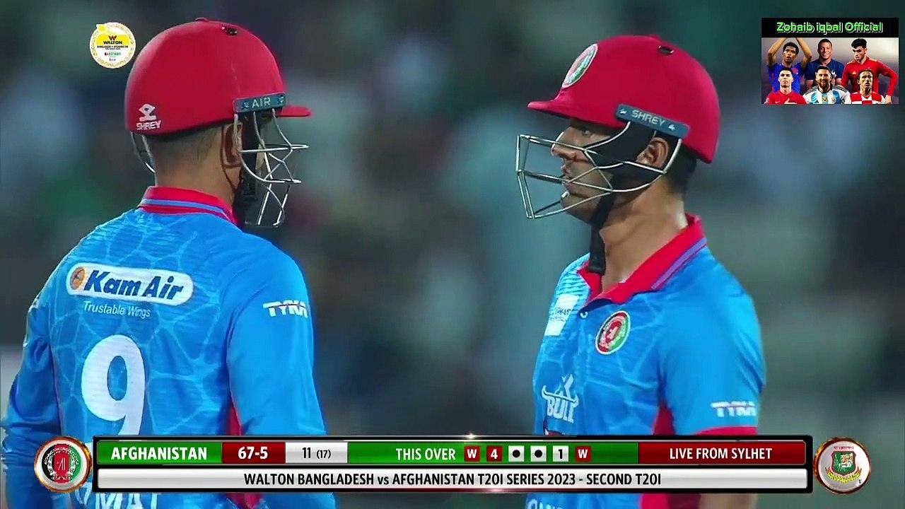 Bangladesh vs Afghanistan 2nd t20 Highlights july 16,2023 video