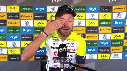 Tour de France 2023 - Adrien Petit : "Franchement, je n'étais pas serein et c'est une belle reconnaissance ce Prix de la Combativité"