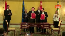Firmato memorandum d'intesa tra Ue e Tunisia alla presenza di Meloni, von der Leyen, Rutte e Saied