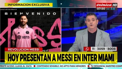 Expectativa mundial: Lionel Messi será presentado hoy en el Inter Miami