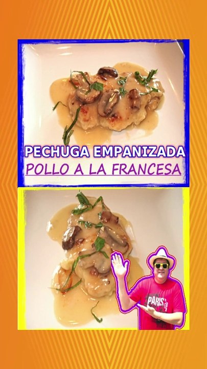 pechuha de pollo estilo frances delicia de 5 estrellas #short #foodie #masterchef