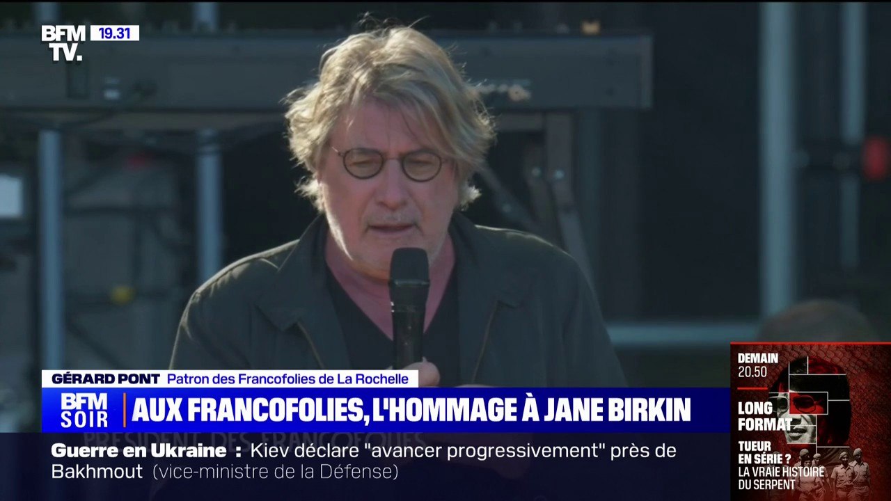 Le festival des Francofolies rend hommage à Jane Birkin