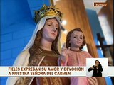 Pueblo trujillano expresa su devoción a Nuestra Señora del Carmen en su día, elevando sus oraciones