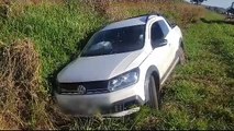 Idosa fica ferida em saída de pista na BR-369