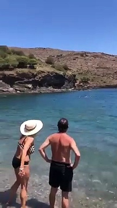 Dois tubarões causam sobressalto em praia na Catalunha, Espanha