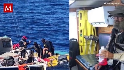 Náufrago es rescatado en isla mexicana tras estar desaparecido 3 meses; iba acompañado de su perro