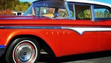 1959 Edsel Ranger 4 Door Sedan .Classic muscle cars show. سيارات كلاسيكيه