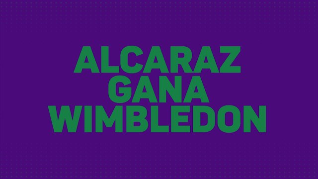 Carlos Alcaraz se proclama campeón de Wimbledon