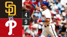 Resumen Padres de San Diego vs Phillies de Philadelphia | MLB 15-07-2023