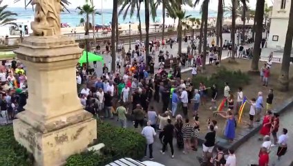 Los incidentes en la carpa de Vox en Badalona