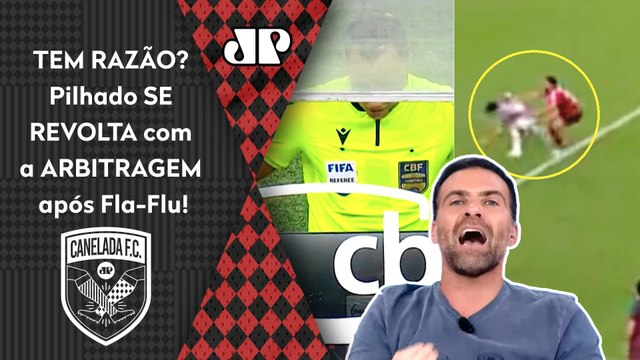 É UMA VERGONHA! Esse GOL ANULADO do Flamengo contra o Fluminense NÃO... Pilhado SE REVOLTA!