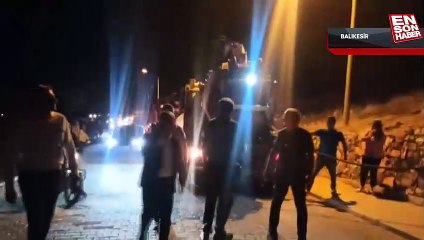 Balıkesir Ayvalık’ta yangın