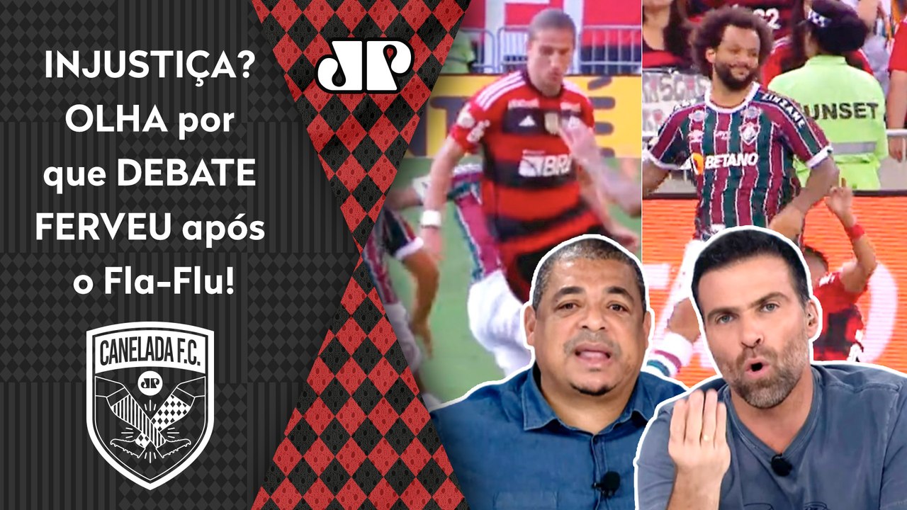 "É BIZARRO! NÃO DÁ! EU JURO que..." DEBATE FERVE sobre LANCES POLÊMICOS de Fluminense x Flamengo!