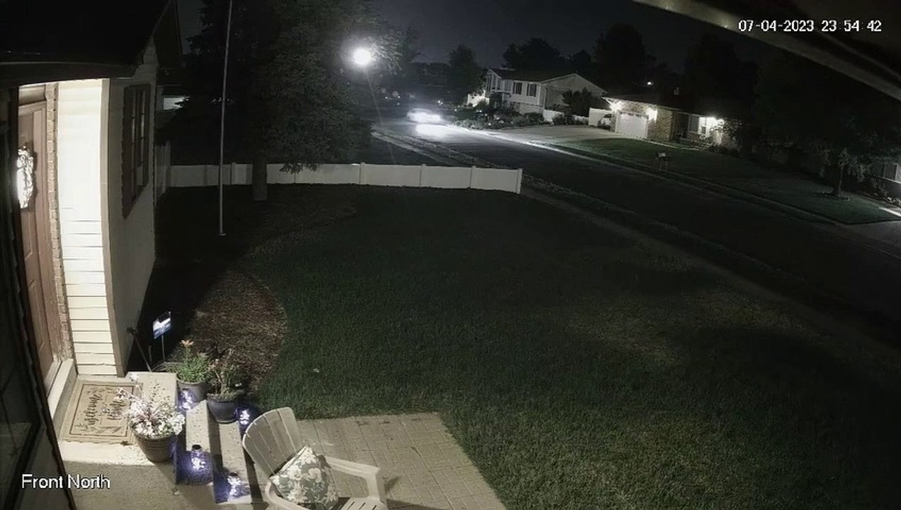 Firework Lit Inside Mailbox