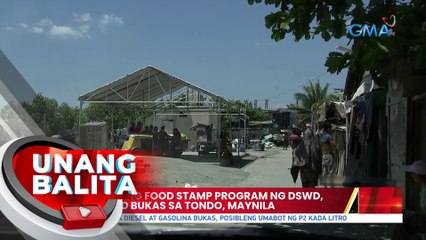 Pilot run ng food stamp program ng DSWD, ilulunsad bukas sa Tondo, Maynila | UB