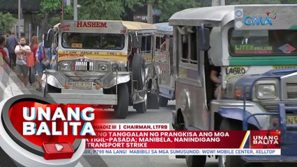 LFTRB: Puwedeng tanggalan ng prangkisa ang mga lalahok sa tigil-pasada; Manibela, nanindigang tuloy ang transport strike | UB