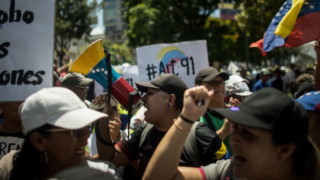 Los docentes protestan para exigirle al gobierno venezolano un aumento de salarios”: presidenta de la Asociación Venezolana de Maestros
