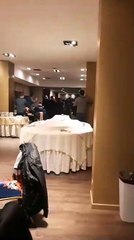 Festejos en el búnker de Maximiliano Pullaro