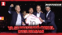 MESSI hace su presentación CON EL INTER DE MIAMI