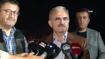 Tarım ve Orman Bakan Yardımcısı Veysel Tiryaki ile İçişleri Bakan Yardımcısı Münir Karaoğlu, yangın bölgesinde açıklamalarda bulundu