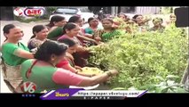 Women Celebrate Ashada Mehndi Festival Grandly | V6 Weekend Teenmaar