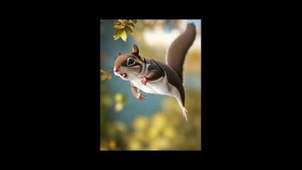 Do Squirrels  land like a super heros??