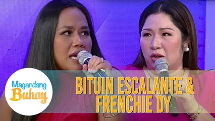 Frenchie shares that she didn't feel any competition between her and Bituin | Magandang Buhay