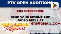 PTV, magsasagawa ng open auditions para sa mga nais maging reporter, host, at content creator