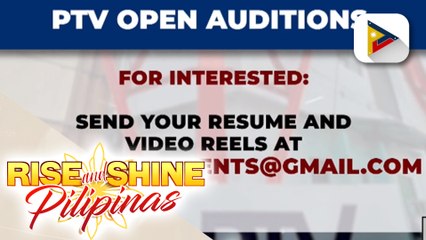 PTV, magsasagawa ng open auditions para sa mga nais maging reporter, host, at content creator