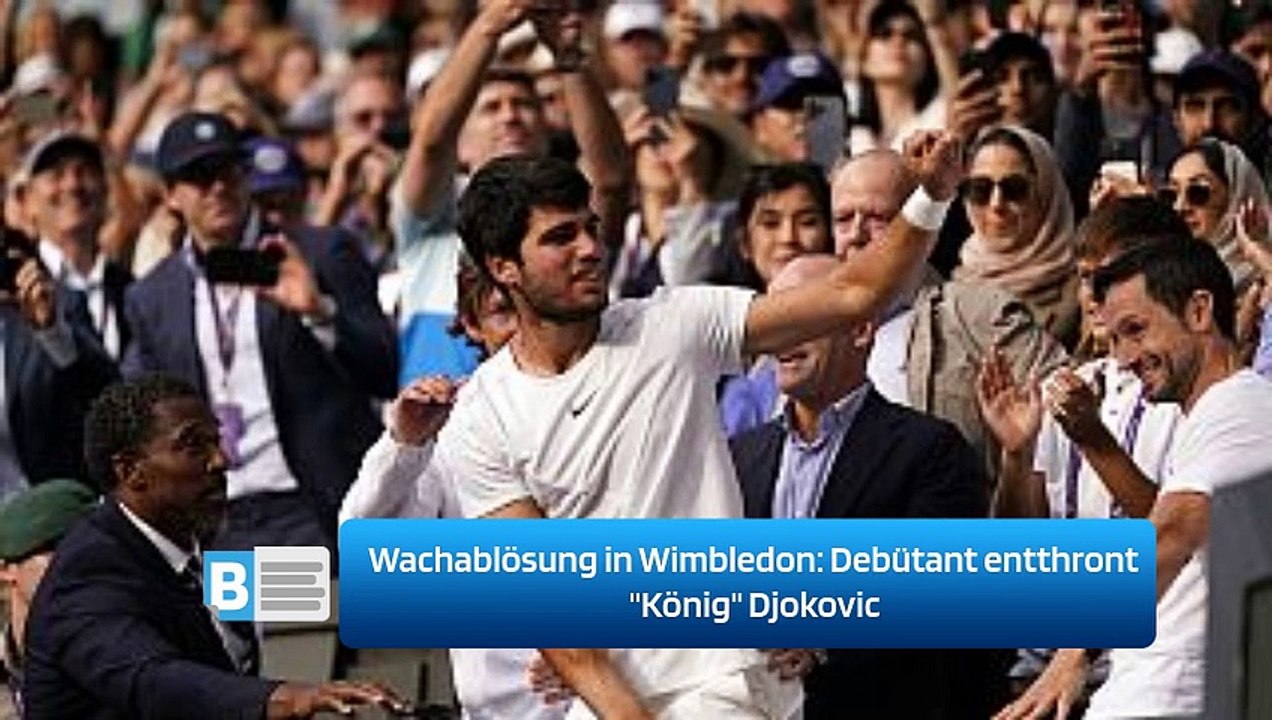 Wachablösung in Wimbledon: Debütant entthront 'König' Djokovic
