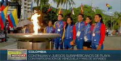 Colombia lidera medallero en los Juegos Suramericanos de Playa