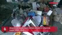 Ataşehir’de otelde satırlı tahliye dehşeti! 2 milyonluk maddi hasar oluştu