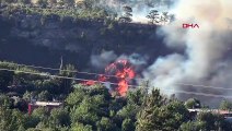 Mersin'deki Orman Yangını İkinci Gününde Devam Ediyor