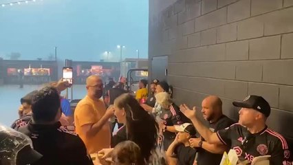 Inter Miami - Les gros orages qui ont failli gâcher la fête de présentation de Messi