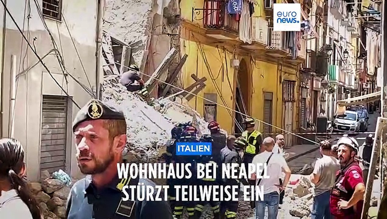 Verletzte beim Einsturz eines Wohngebäudes nahe Neapel
