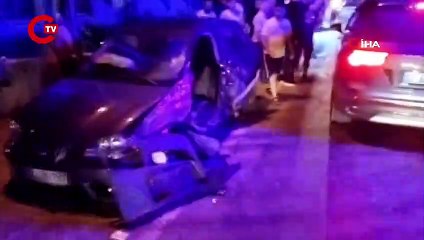 Sinop’ta iki otomobil çarpıştı 2 yaralı