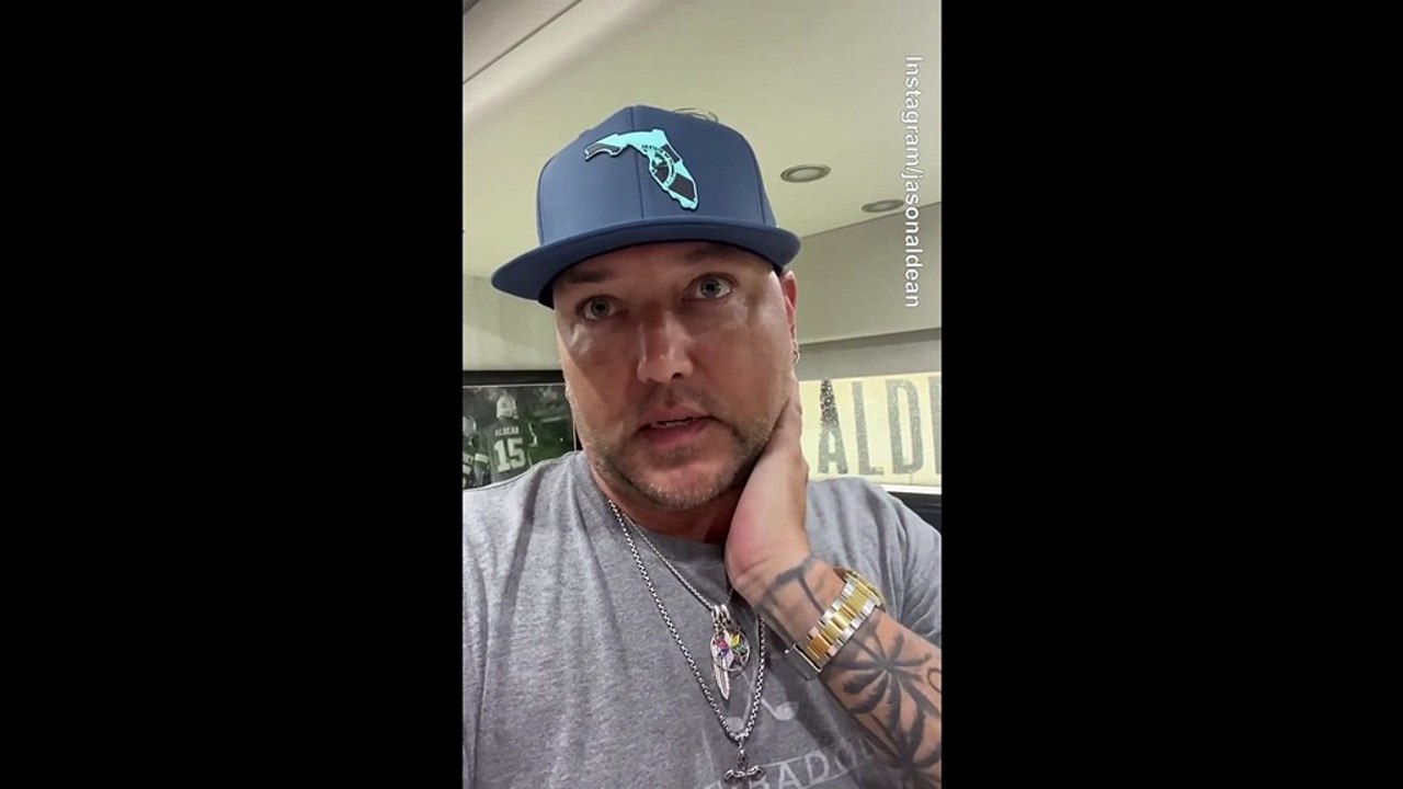 Jason Aldean ends Hartford concert abruptly after suffering heat stroke - but country singer says he has since recovered: 'It was a combination of dehydration and heat exhaustion'