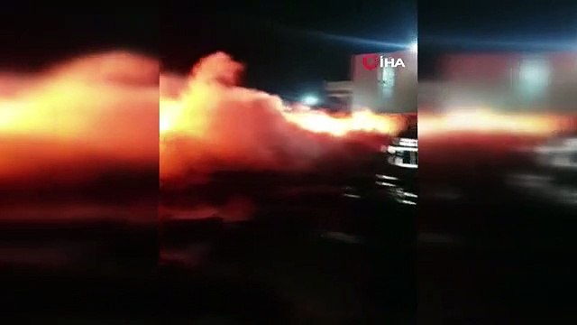 Mardin OSB'de çıkan yangın TOMA ve itfaiye ekiplerince söndürüldü
