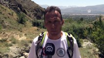 ERZİNCAN - Ultra maratoncu Munzur ve Keşiş dağlarında Fransa'daki Mont-Blanc Yarışı'na hazırlanıyor