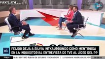 Feijóo deja a Silvia Intxaurrondo como mentirosa en la inquisitorial entrevista de TVE al líder del PP