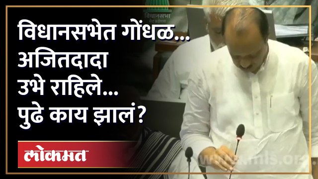 गोंधळातचं उपमुख्यमंत्री अजित पवाराचं निवेदन, विधानसभेत नक्की काय झालं? Ajit Pawar | Vidhan Sabha
