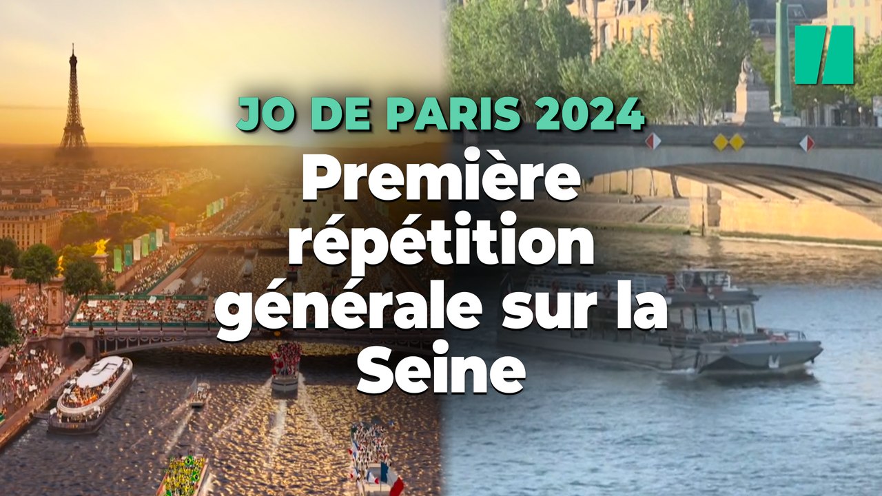 À un an des JO de Paris, une première répétition de la cérémonie d’ouverture sur la Seine