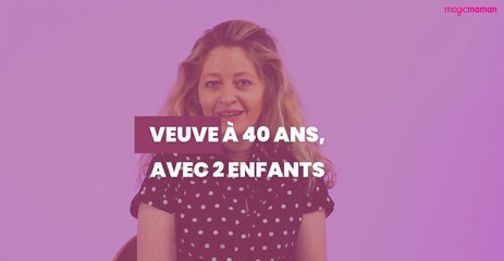 Noémie Sylberg, veuve à 40 ans, avec 2 enfants
