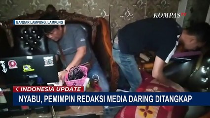 Pemimpin Redaksi Media Online di Lampung Ditangkap Saat Konsumsi Sabu